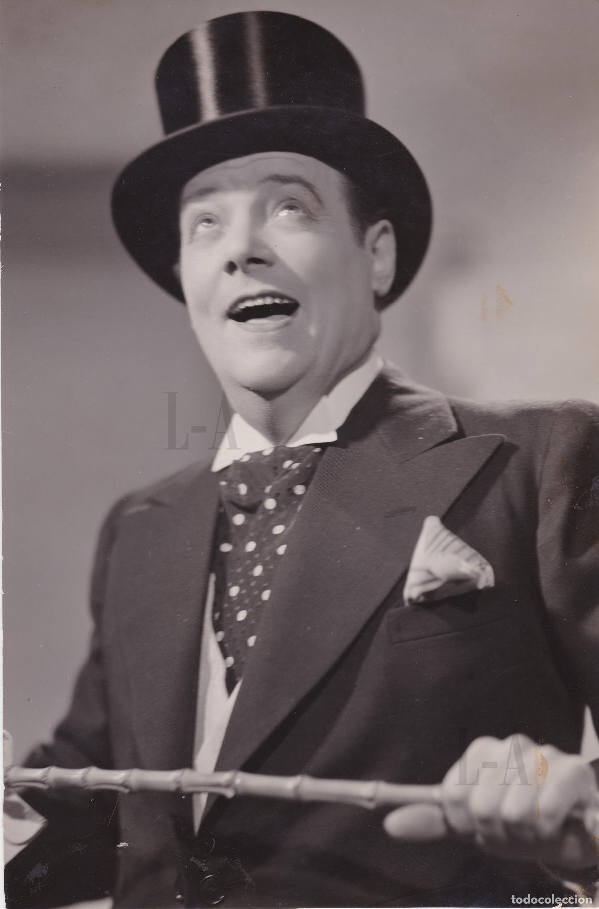 Fotos de cantantes: Fotograf&iacute;a de Casimiro Ortas, mitico actor espa&ntilde;ol de zarzuela, teatro y cine