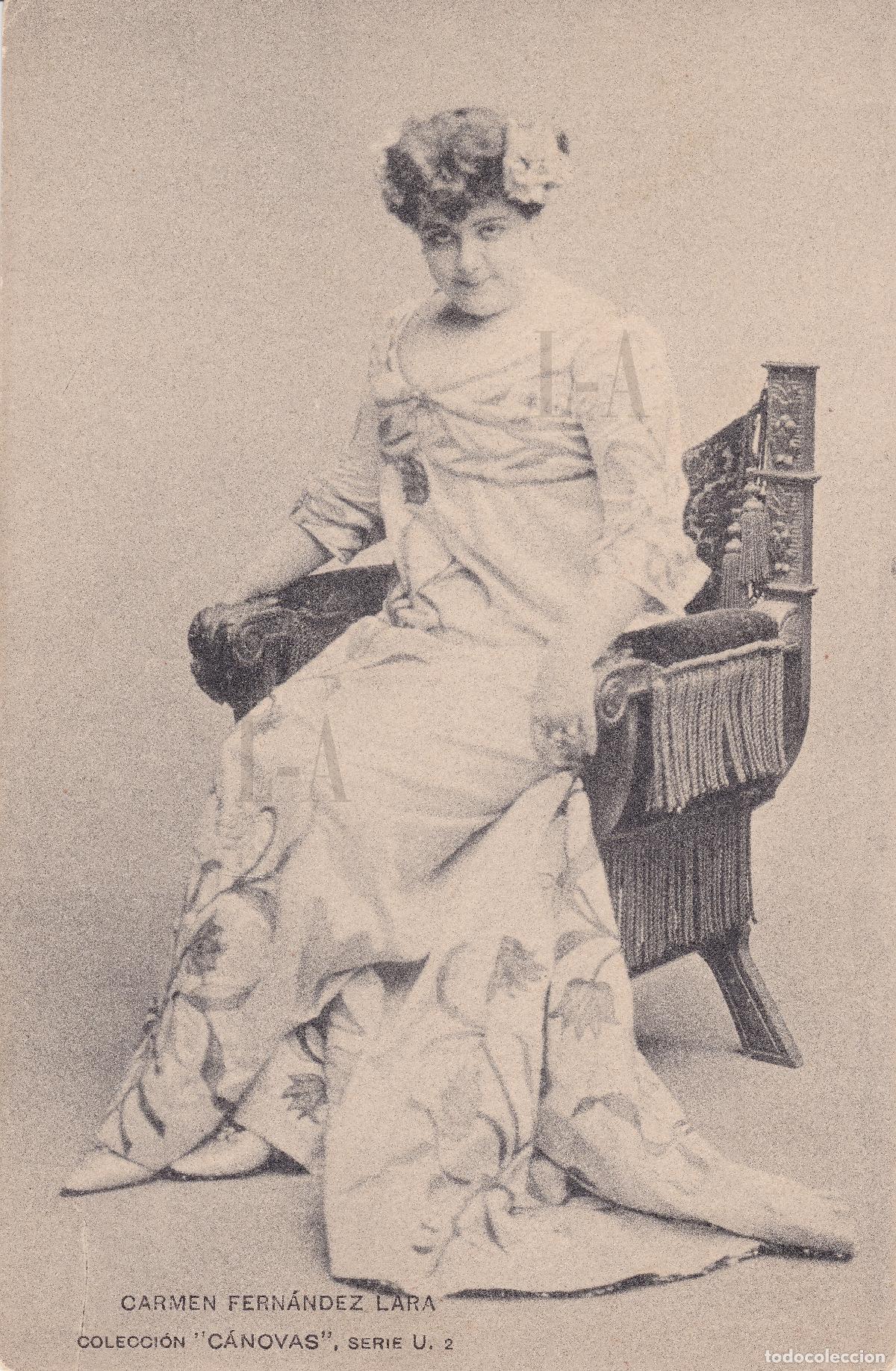 Fotos de cantantes: Zarzuela. Carmen Fern&aacute;ndez de Lara, soprano. Artistas admirada en Espa&ntilde;a e Hispanoam&eacute;rica