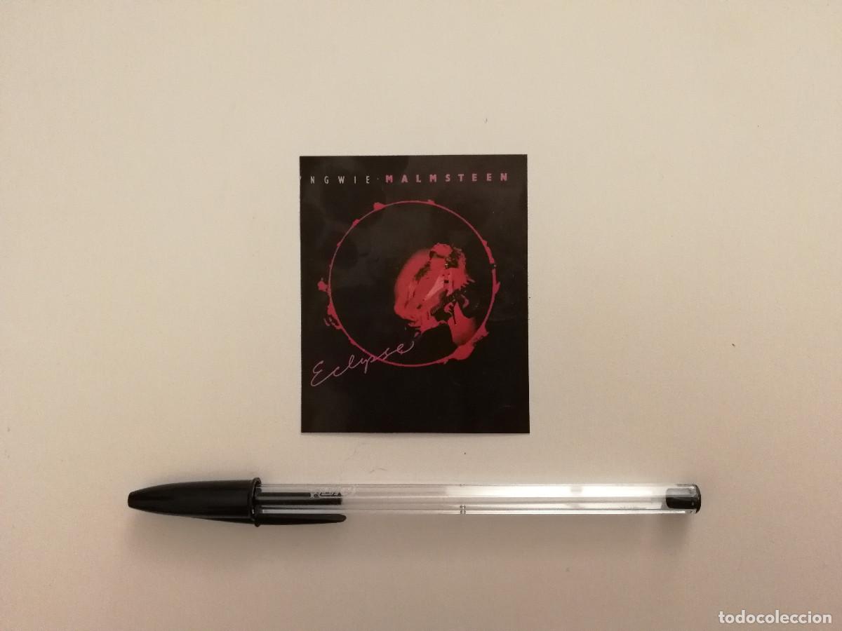 Fotos de cantantes: TARJETA ACARTONADA - ECLIPSE 1990 - YNGWIE J MALMSTEEN - HEAVY METAL