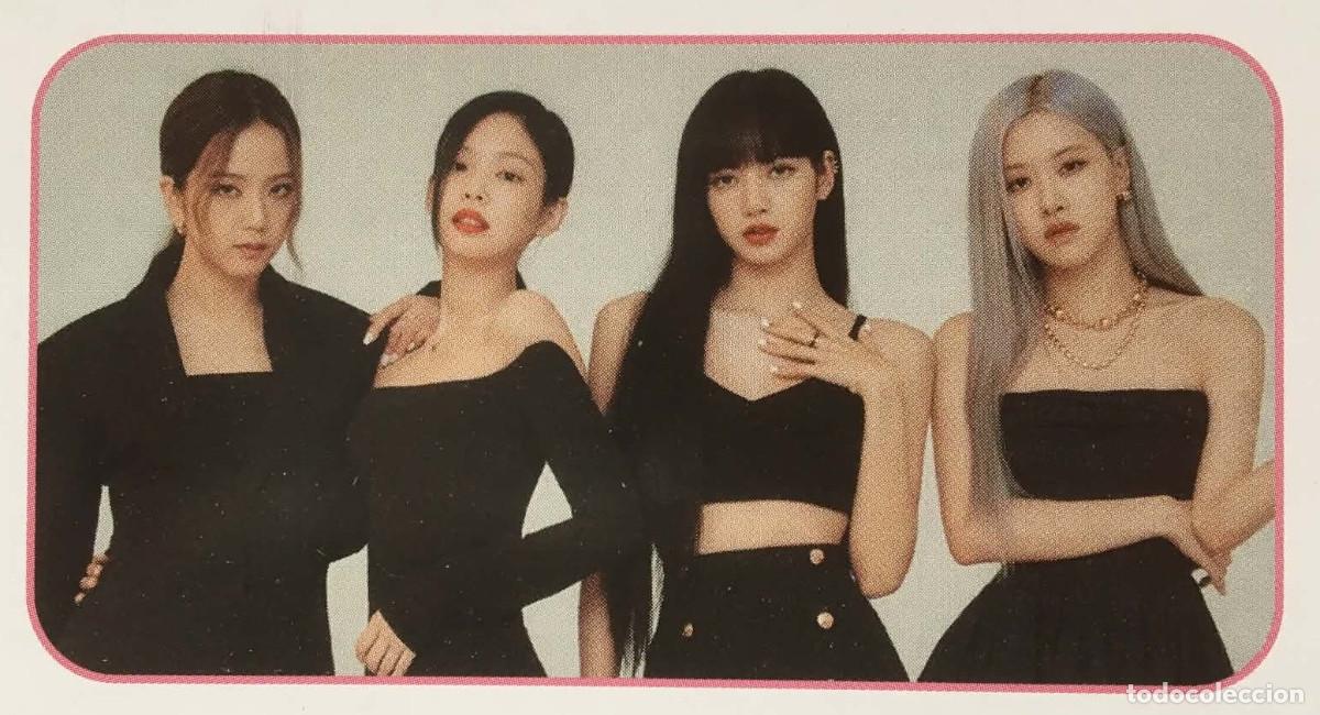 Fotos de cantantes: Blackpink / Slimane Double-Sided Lyrics Sheet Collectible Card Dream'up Magazine France Music K-Pop