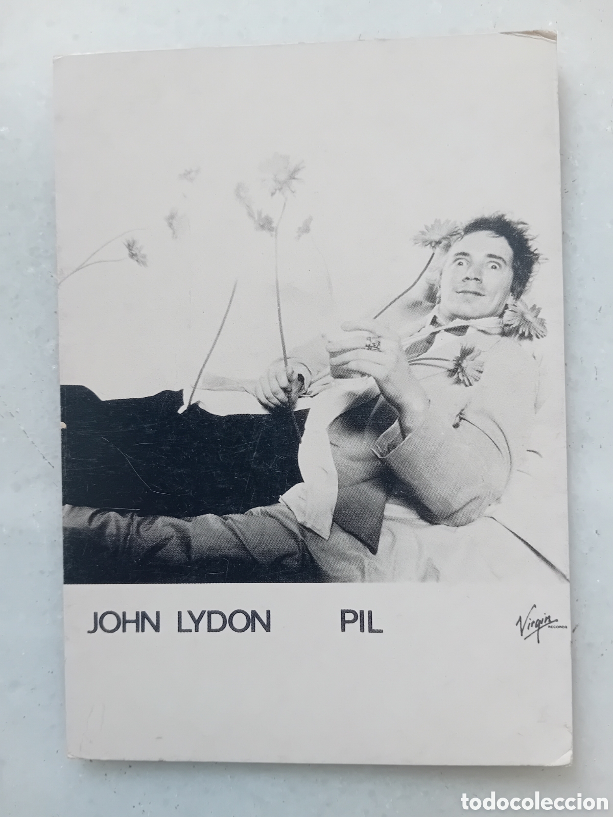 Fotos de cantantes: JOHN LYDON POSTAL A&Ntilde;OS 80