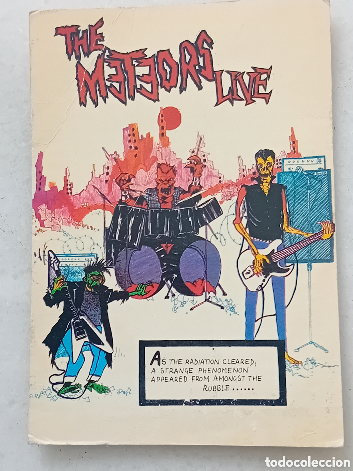 Fotos de cantantes: THE METEORS POSTAL A&Ntilde;OS 80