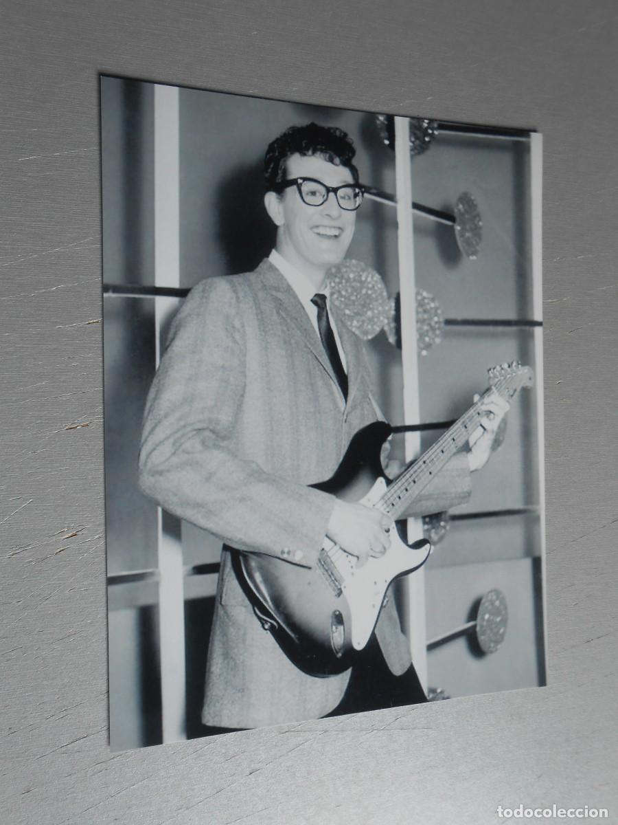 Fotos de cantantes: COPIA de Foto de - BUDDY HOLLY - de 12,5 x 16,5 cm.