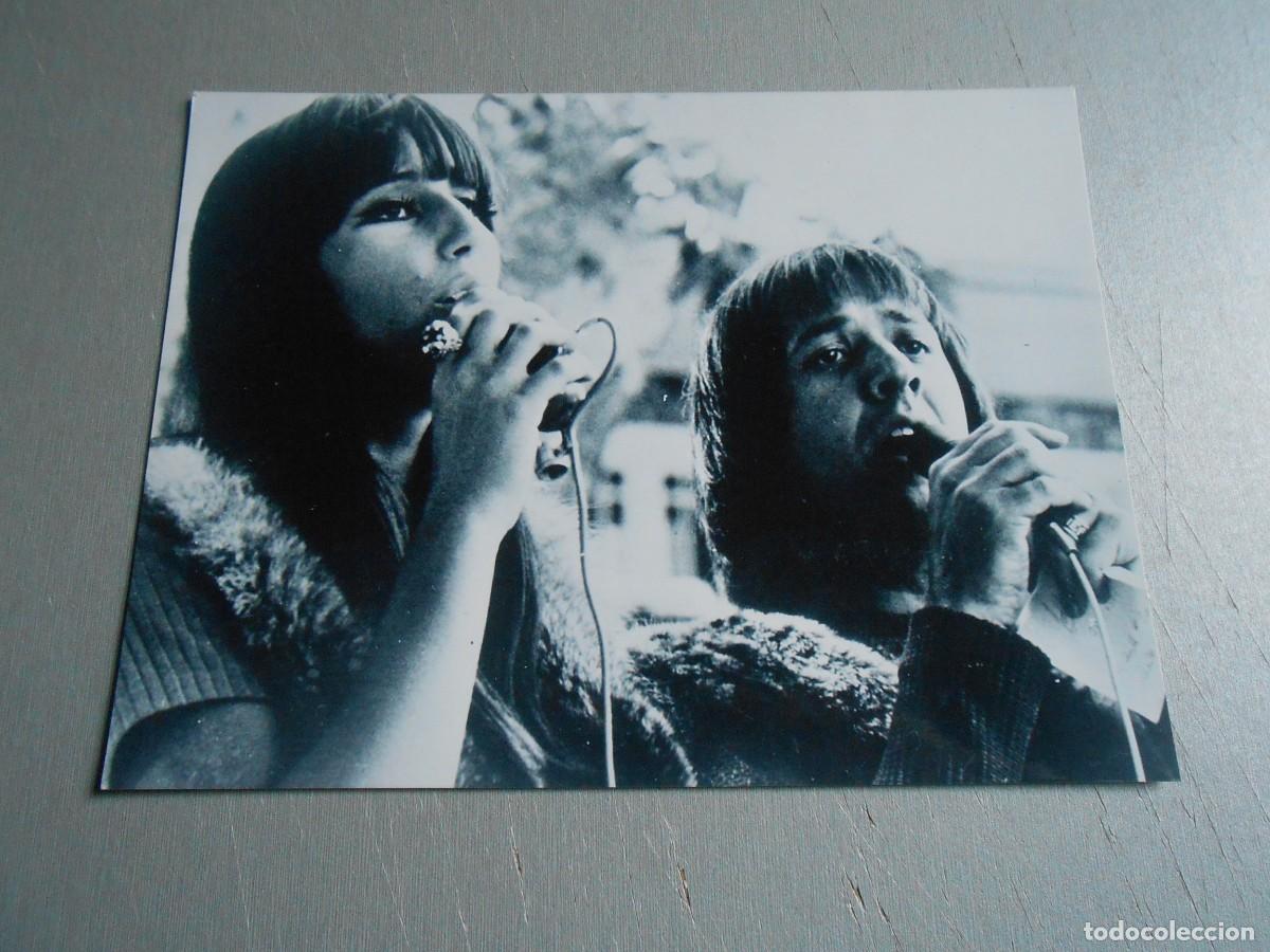 Fotos de cantantes: COPIA de Foto de - SONNY & CHER - de 16,5 x 12,5 cm.