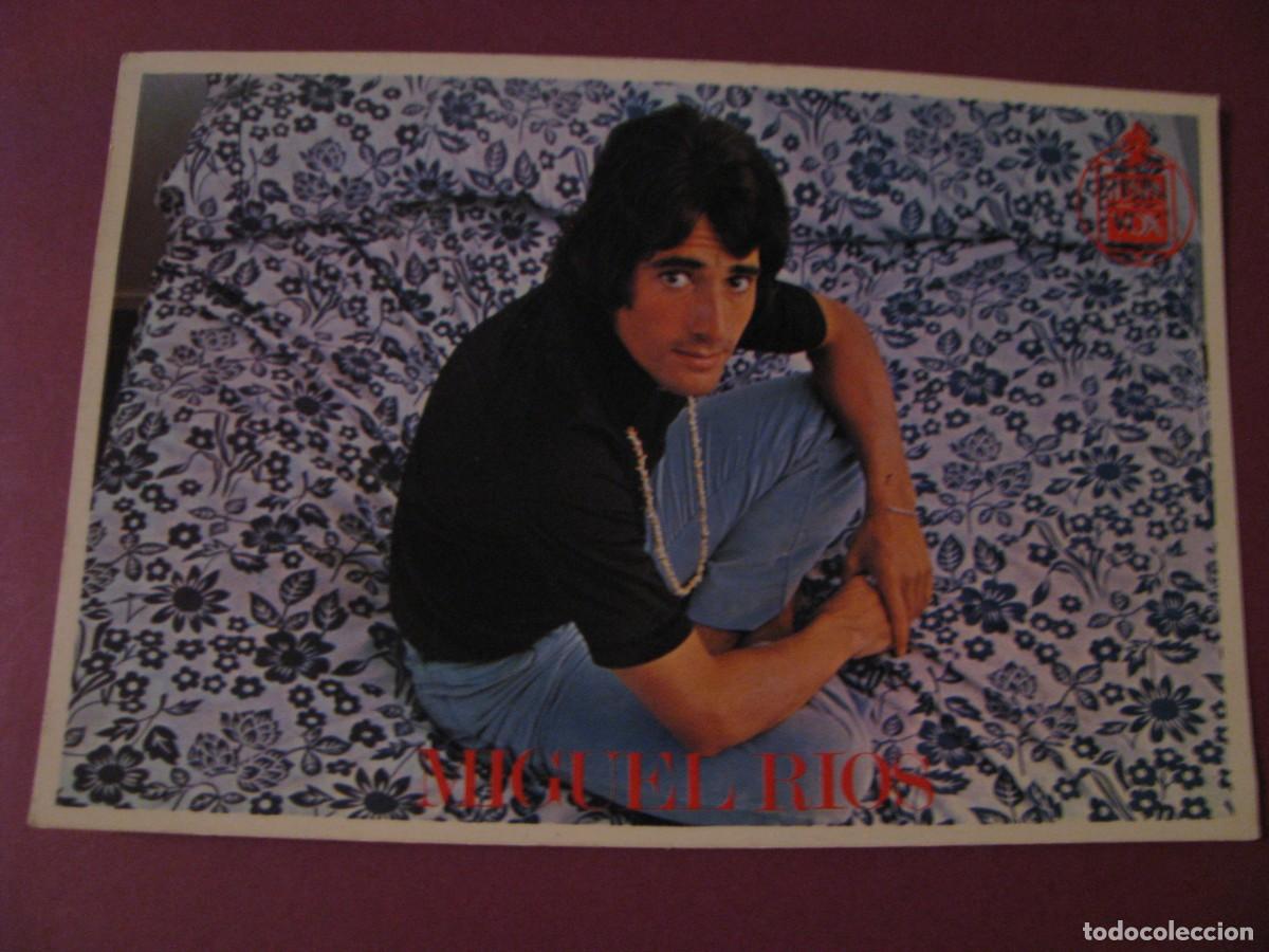 Fotos de cantantes: POSTAL DE MIGUEL RIOS. HISPA VOX. 1971.