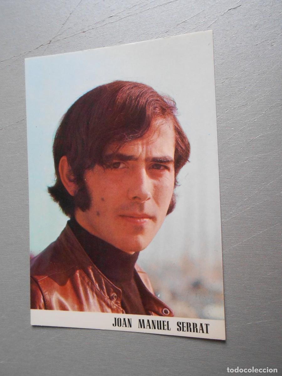 Fotos de cantantes: FOTO de - JOAN MANUEL SERRAT - de 10,5 x 14,5 cm.