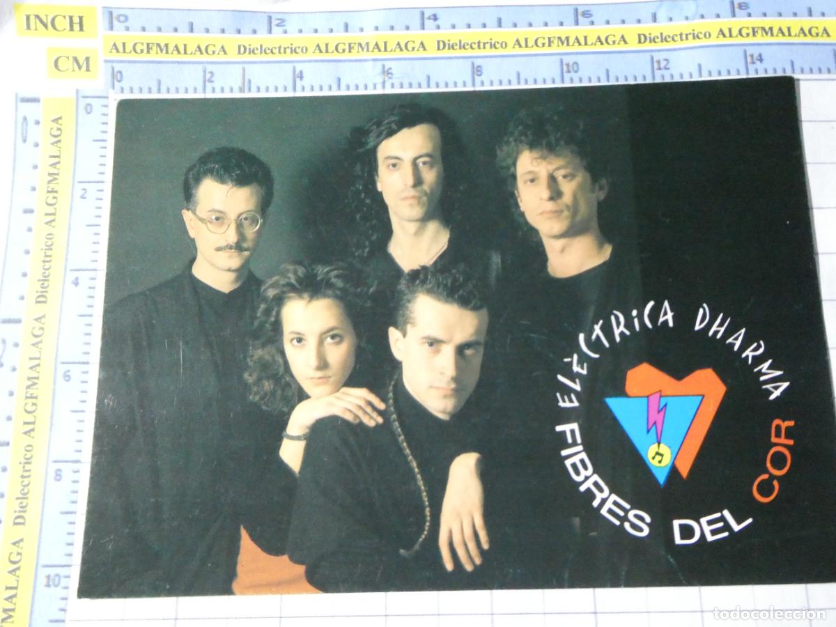 Fotos de cantantes: TARJETA POSTAL DE M&Uacute;SICA GRUPOS BANDAS CANTANTES. ELECTRICA DHARMA FIBRES DEL COR. 2820