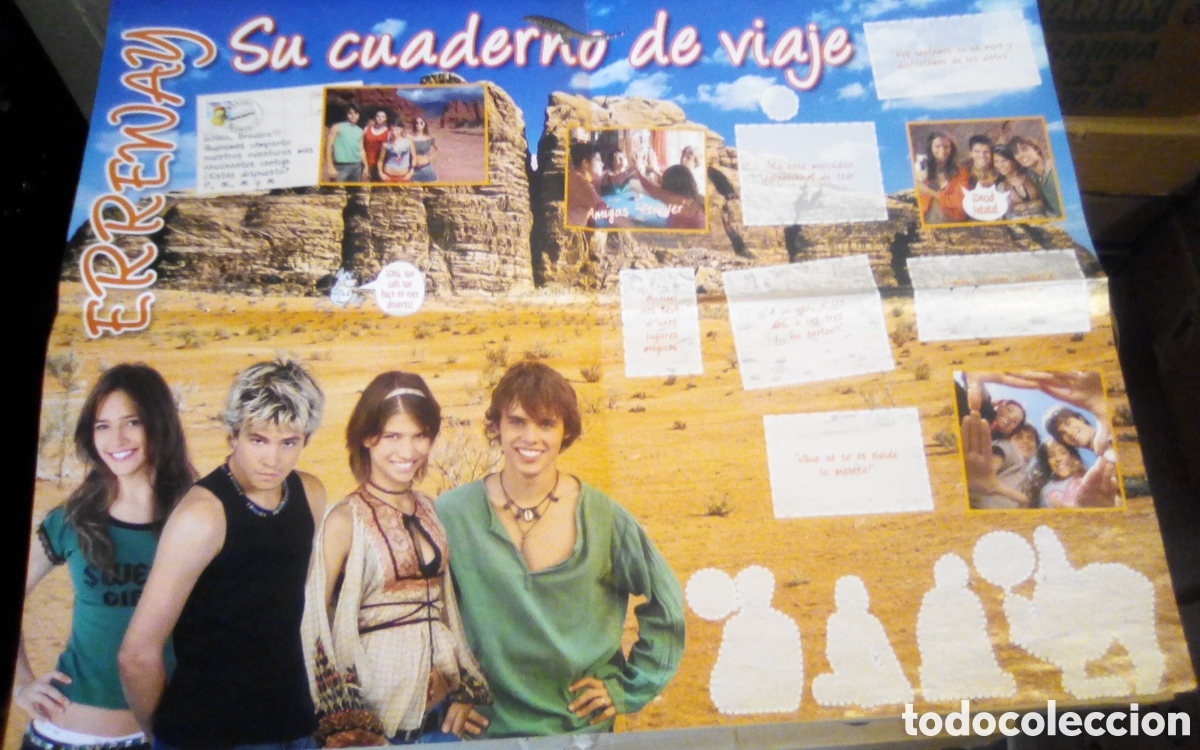 Fotos de cantantes: Erreway. Poster grande revista Bravo. Mide 53,5 x 40 cm.