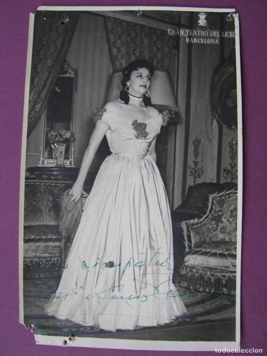 Fotos de cantantes: FOTO SIN IDENTIFICAR. CANTANTE DE OPERA. GRAN TEATRO DEL LICEO, BARCELONA.