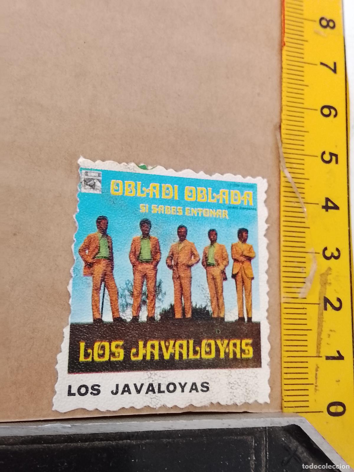 Fotos de cantantes: troquel - CROMO o similar papel grueso troquelado grupo musical CANTANTE - LOS JAVALOYAS