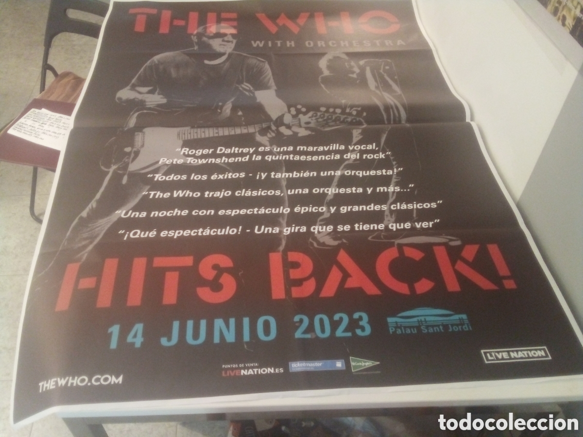 Fotos de cantantes: THE WHO cartel original Madrid 2023 TOUR 140X100 26B