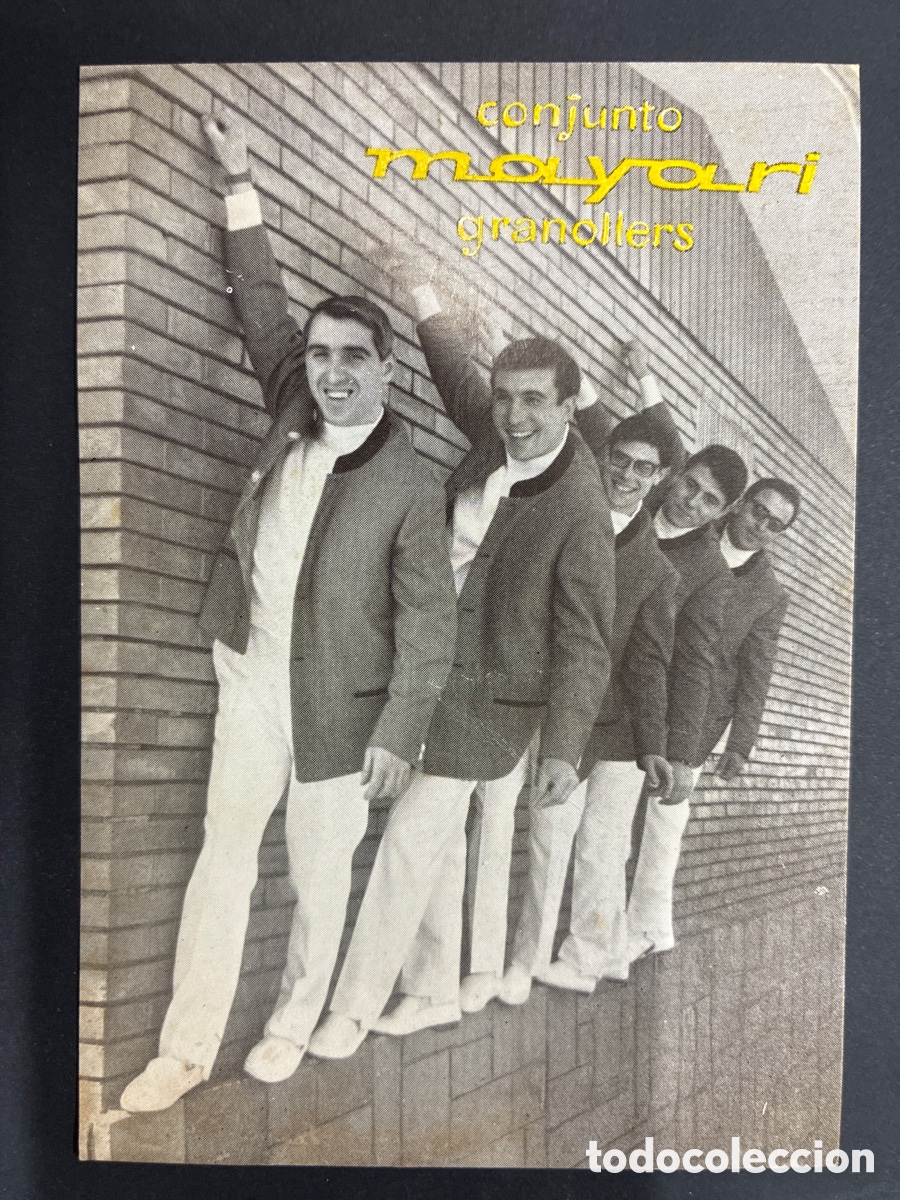 Fotos de cantantes: POSTAL PROMOCIONAL GRUPO CONJUNTO MOLYROLRI GRANOLLERS
