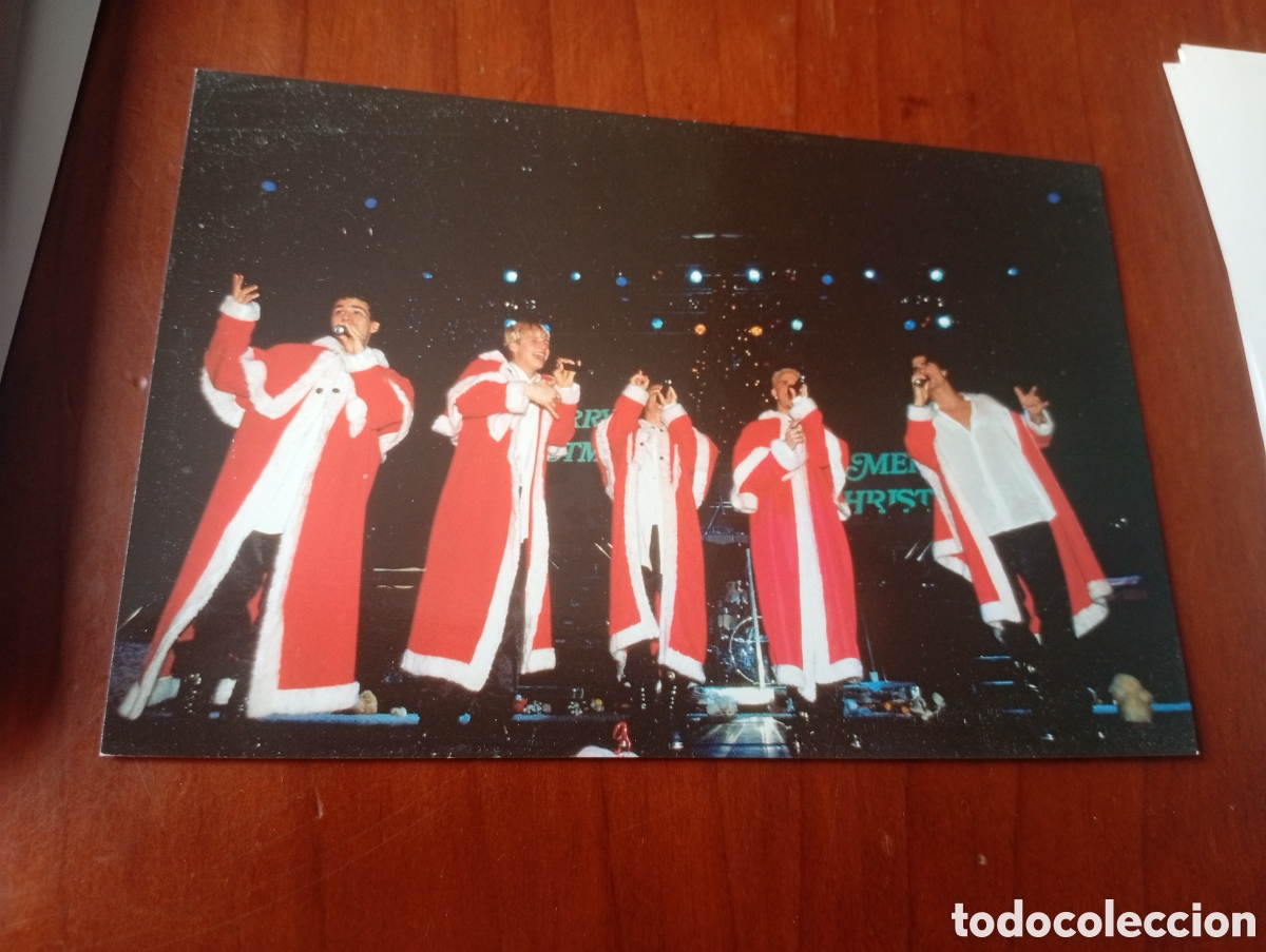Fotos de cantantes: BACK STREET BOYS FOTO POSTAL A&Ntilde;OS 90 BSB GRUPO NAVIDAD