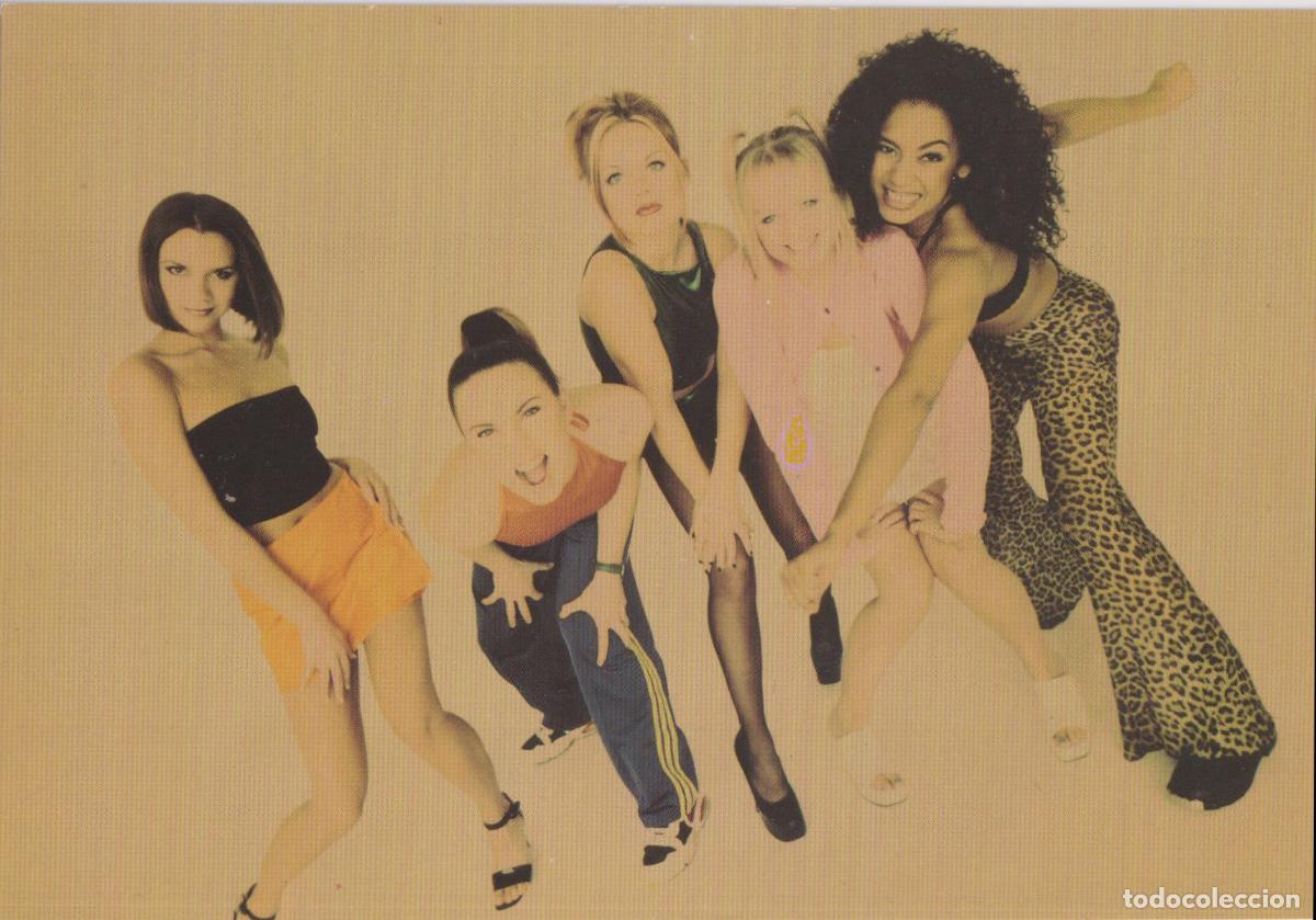 Fotos de cantantes: POSTAL PROMOCIONAL DEL GRUPO POP BRIT&Aacute;NICO SPICE GIRLS - DORSO EN BLANCO