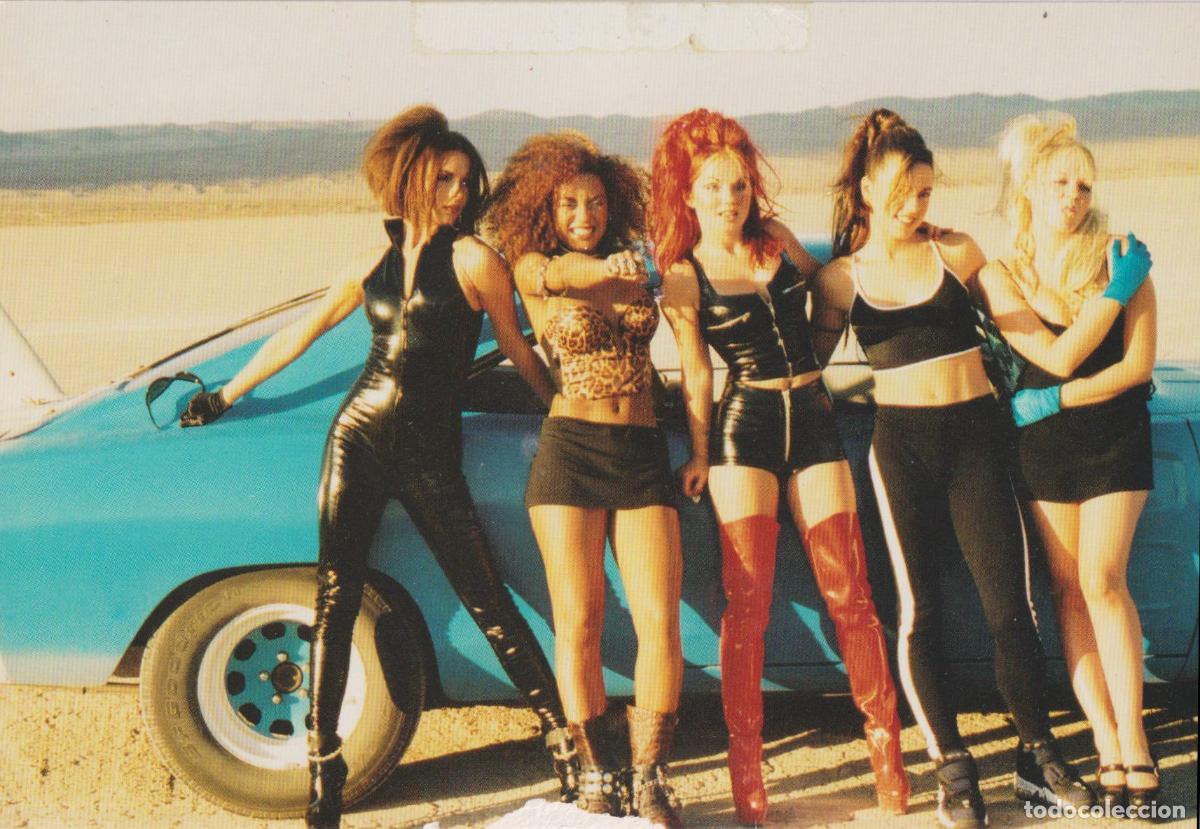 Fotos de cantantes: POSTAL PROMOCIONAL DEL GRUPO POP BRIT&Aacute;NICO SPICE GIRLS - DORSO EN BLANCO
