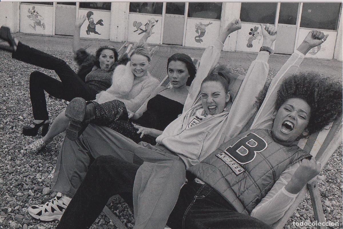 Fotos de cantantes: POSTAL PROMOCIONAL DEL GRUPO POP BRIT&Aacute;NICO SPICE GIRLS - DORSO EN BLANCO