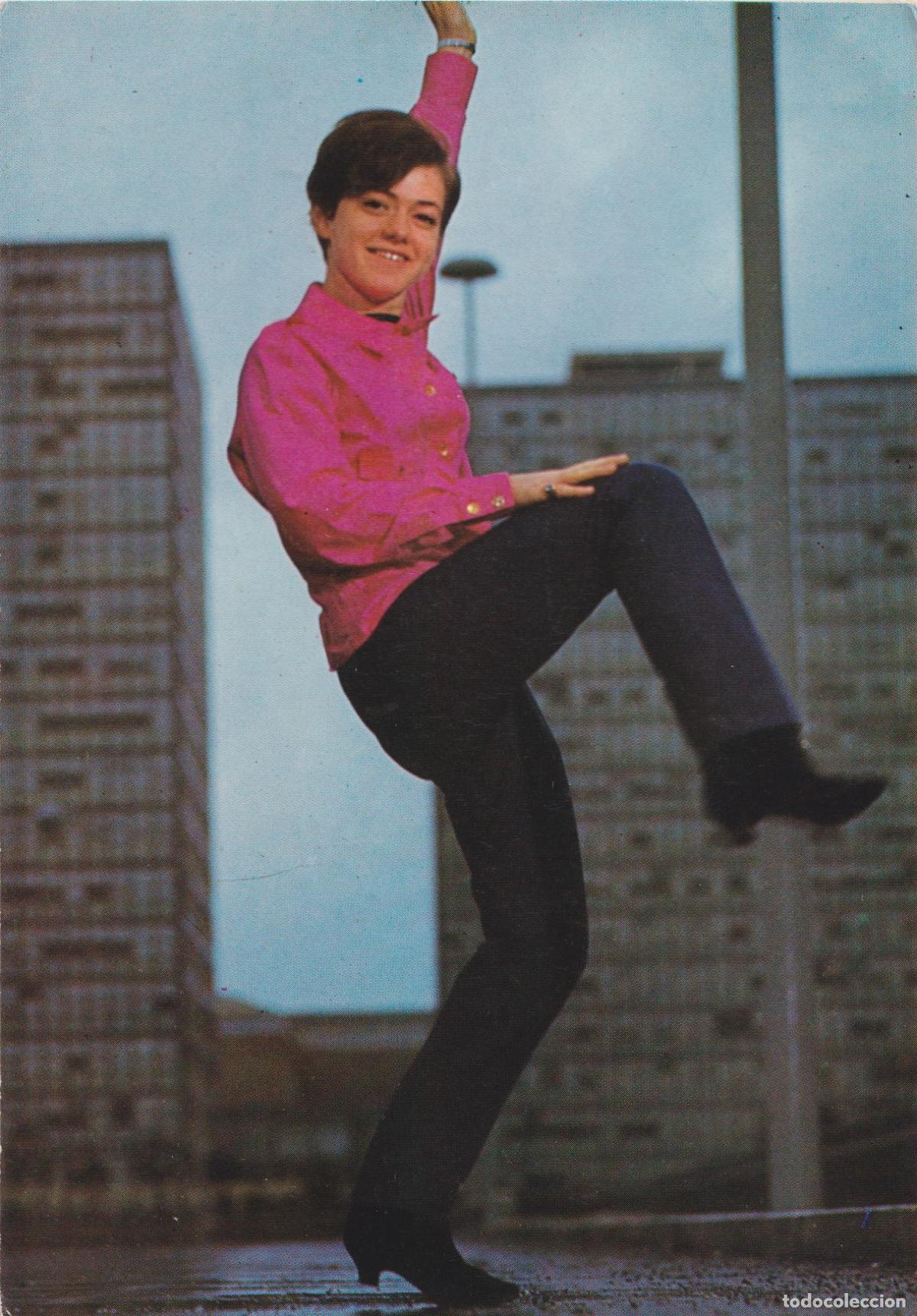 Fotos de cantantes: POSTAL DE LA CANTANTE RITA PAVONE &ndash; POSTAL OSCARCOLOR 290 &ndash; ESCRITA 1966