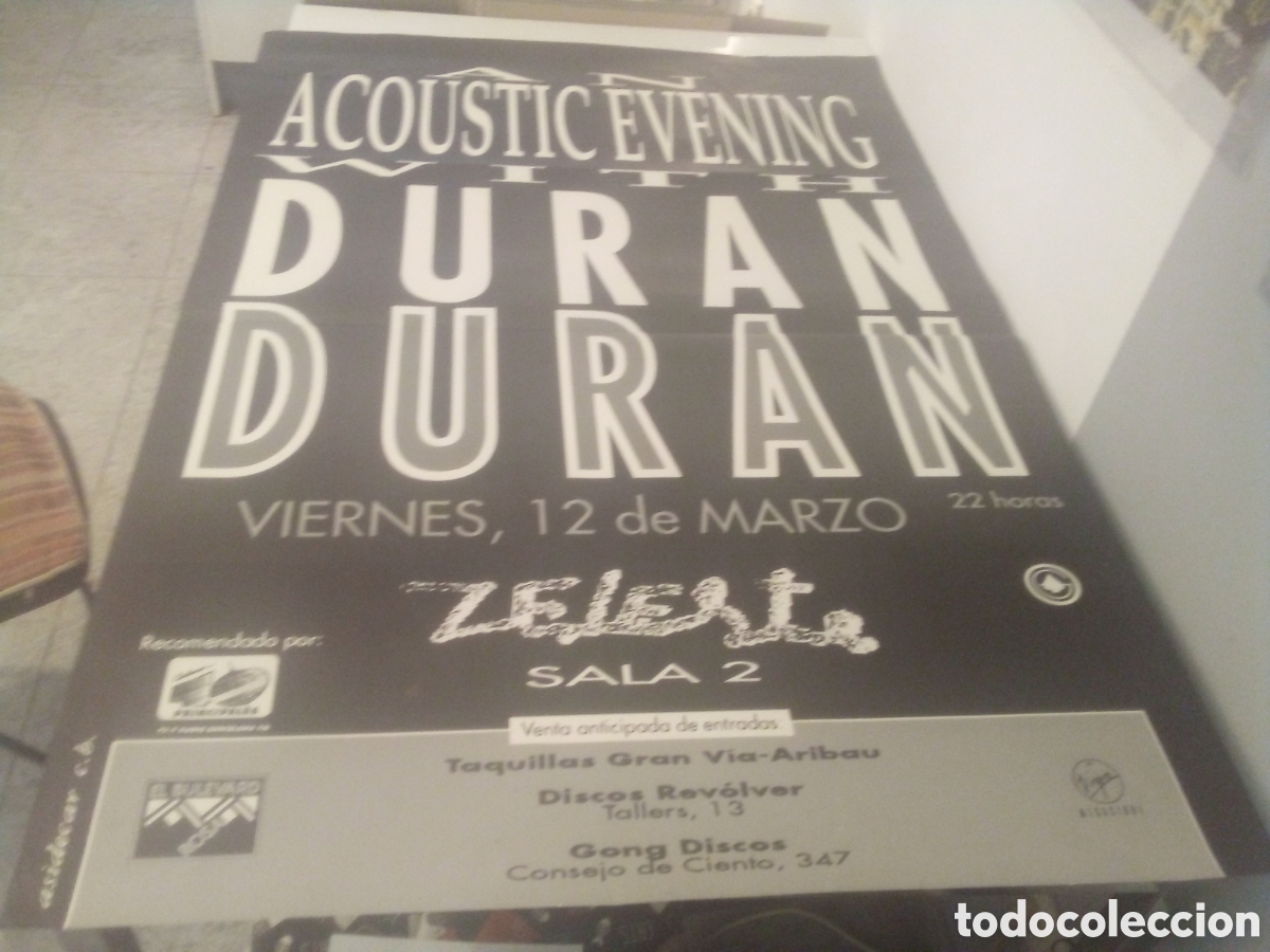 Foto di Cantanti: DURAN DURAN cartel original Barcelona 1993 TOUR 130X90