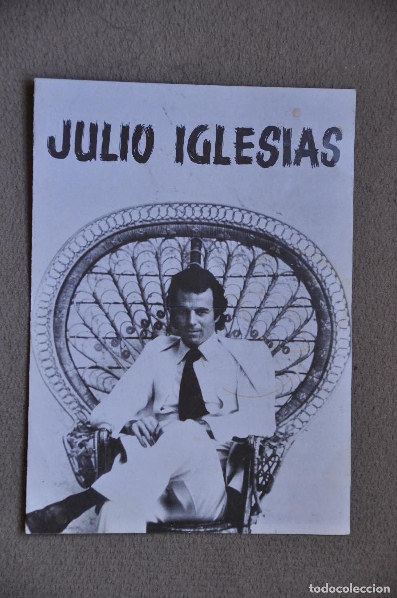 Fotos de cantantes: JULIO IGLESIAS - PROGRAMA DE LA ACTUACI&Oacute;N CON MEN&Uacute; INCLUIDO EN EL FLORIDA PARK DE MADRID