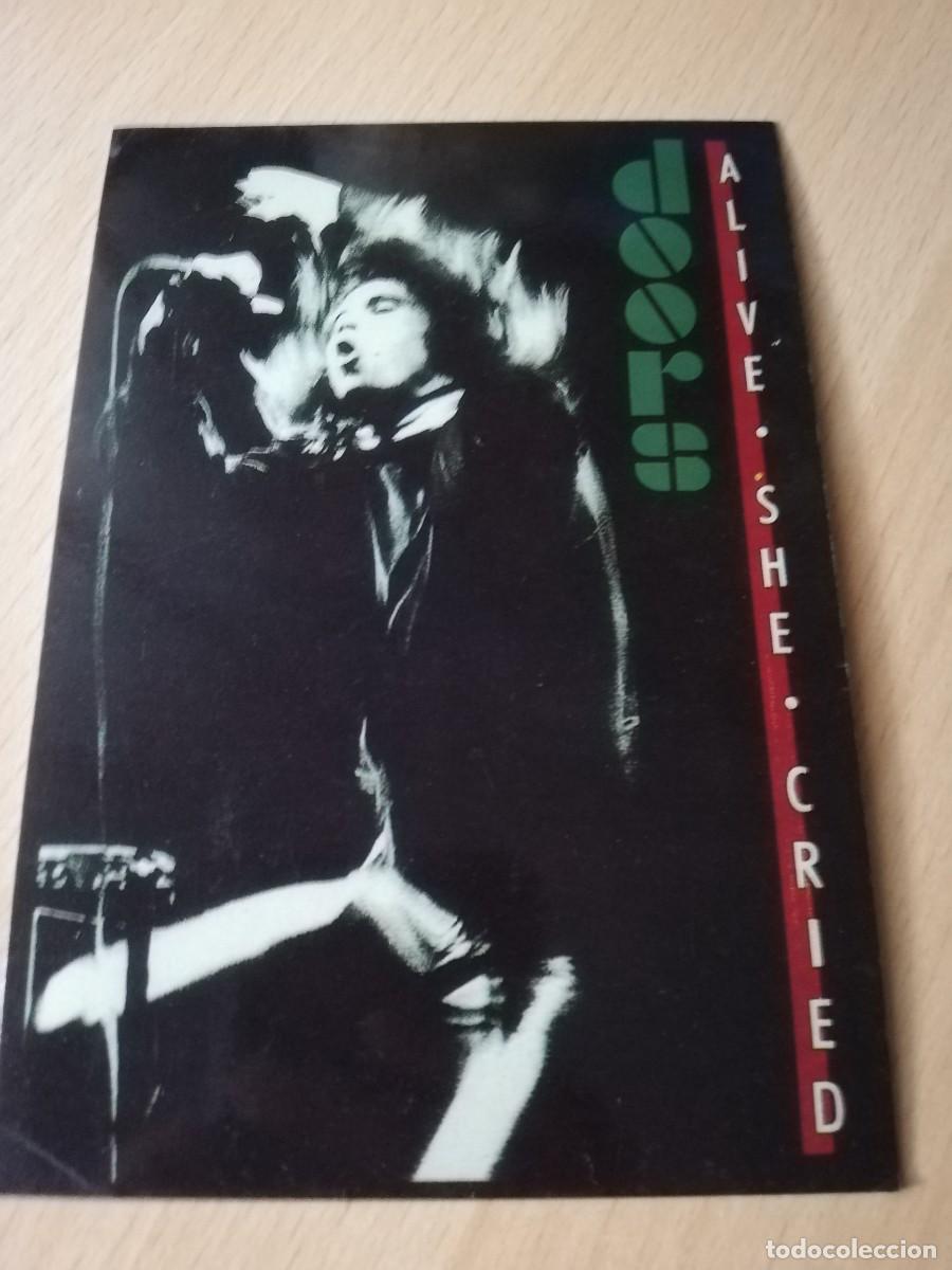 Fotos de cantantes: POSTAL THE DOORS ALIVE SHE CRIED - EDITIONS OASIS PRINTED IN E. E. C.