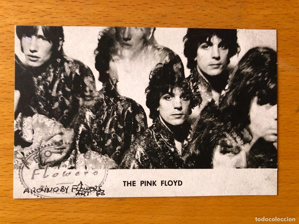 Fotos de cantantes: Pink Floyd. Postal 14x9 cm, B/N. Original GB