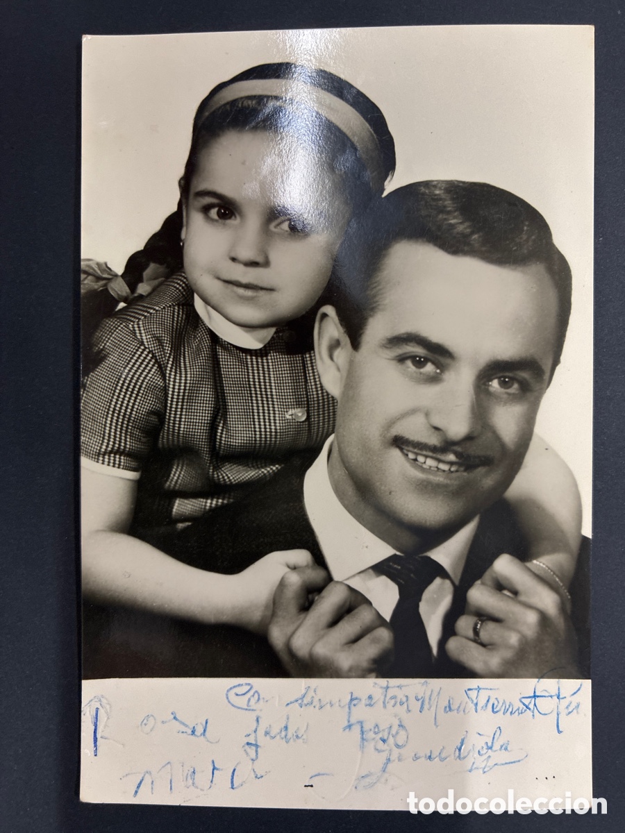 Fotos de cantantes: POSTAL PROMOCIONAL FIRMADA JOSE GUARDIOLA