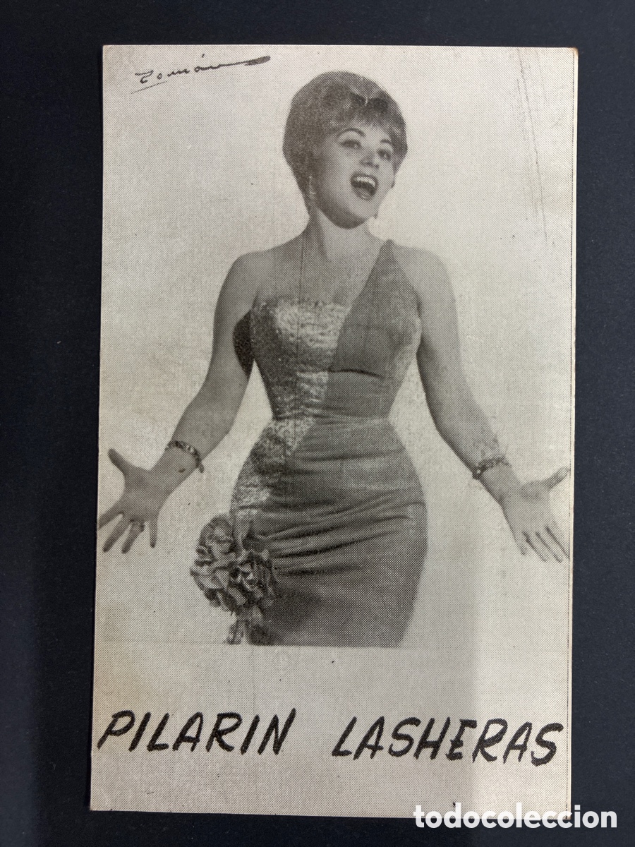 Fotos de cantantes: POSTAL PROMOCIONAL PILARIN LASHERAS