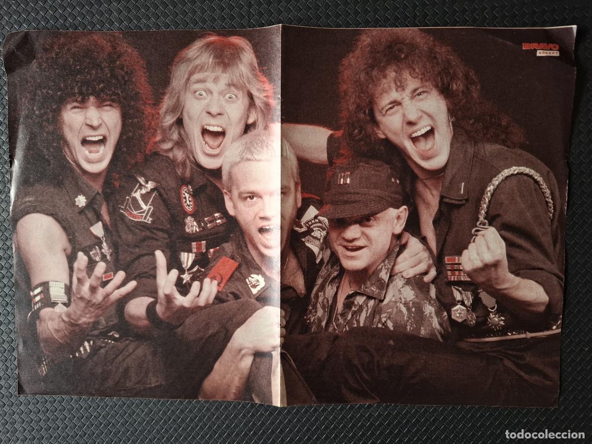 Fotos de cantantes: Poster doble revista Bravo Accept Sylvester Stallone Rocky