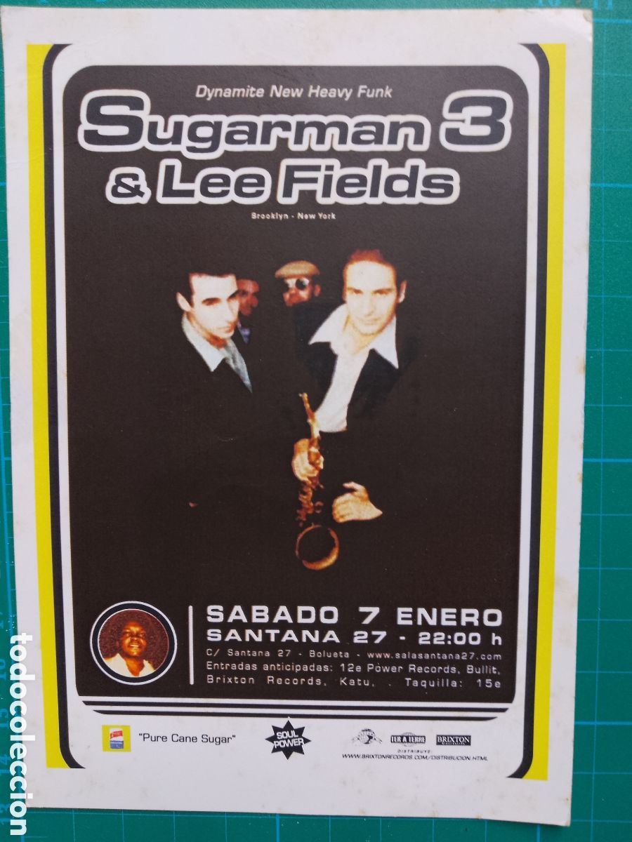 Fotos de cantantes: SUGARMAN 3 & LEE FIELDS . LIVE . FLYER . CONCIERTO BILBAO