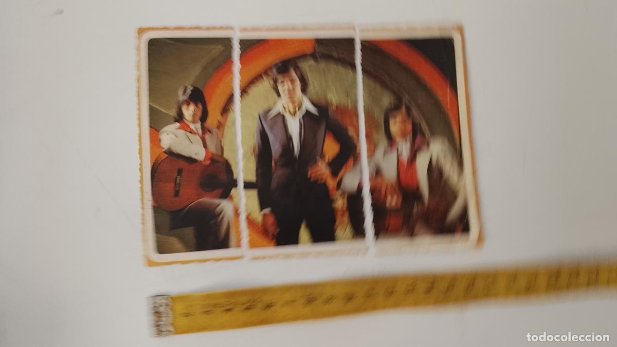 Fotos de cantantes: troquel - CROMO o similar papel grueso troquelado grupo musical TRES PARTES LOS CHICHOS