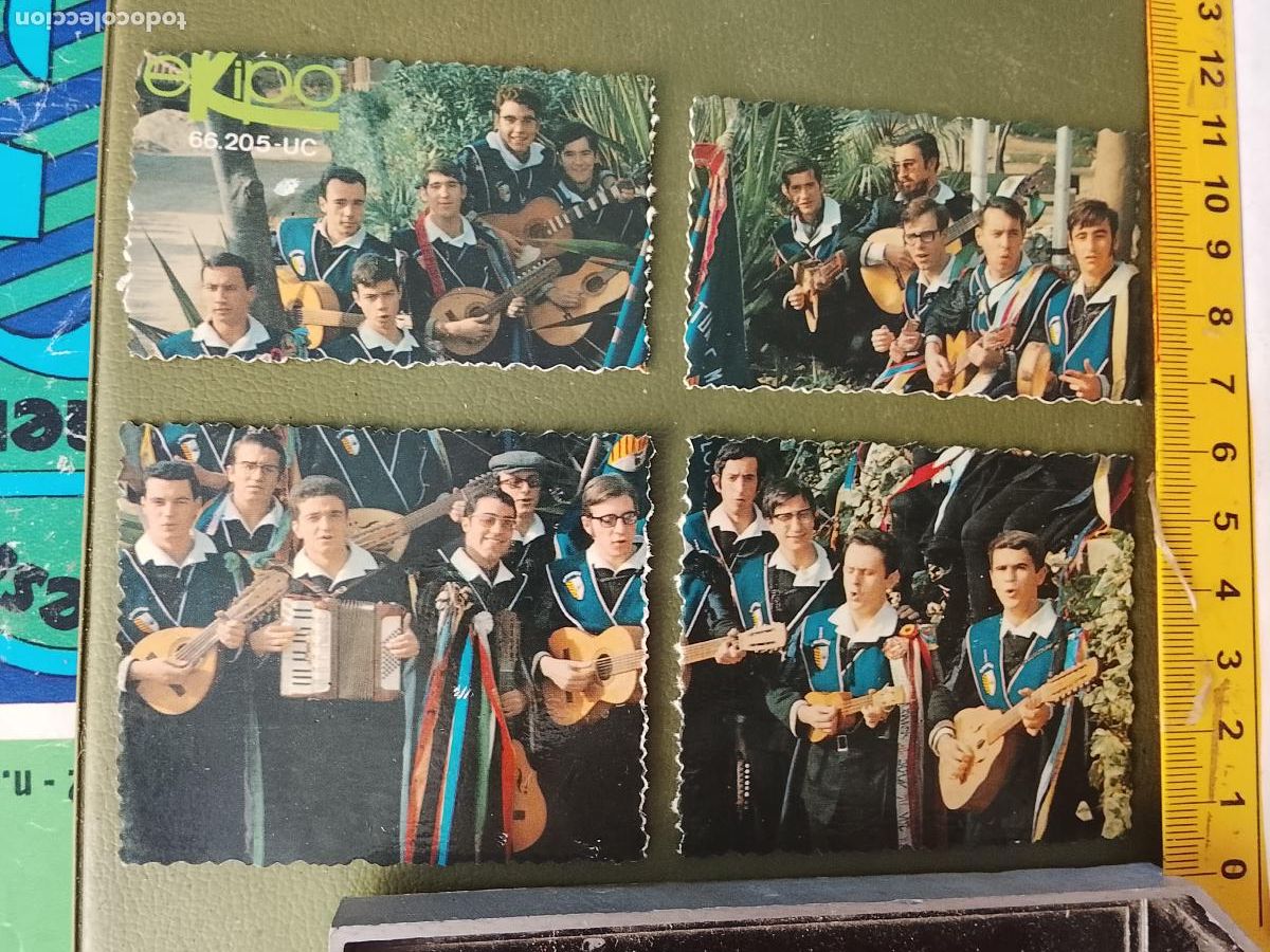 Fotos de cantantes: troquel - CROMO o similar CARTON grueso troquelado grupo musical TUNA ESTUDIANTINA