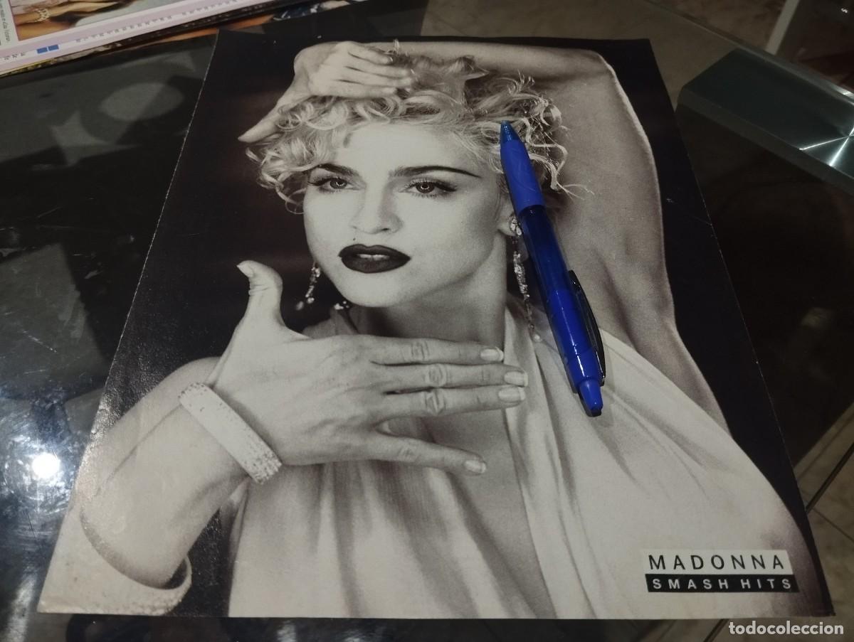 Fotos de cantantes: PEQUE&Ntilde;O POSTER MADONNA CANTANTE PROCEDENTE DE REVISTA SMASH HITS