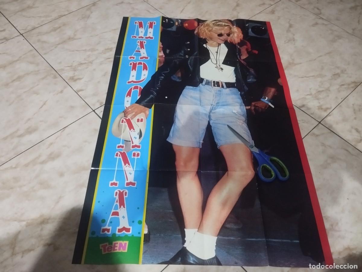 Fotos de cantantes: POSTER GIGANTE MADONNA Y REVERSO JORGE MICHAEL REVISTA SUPER TEEN ESPECIAL COLECCIONISTA