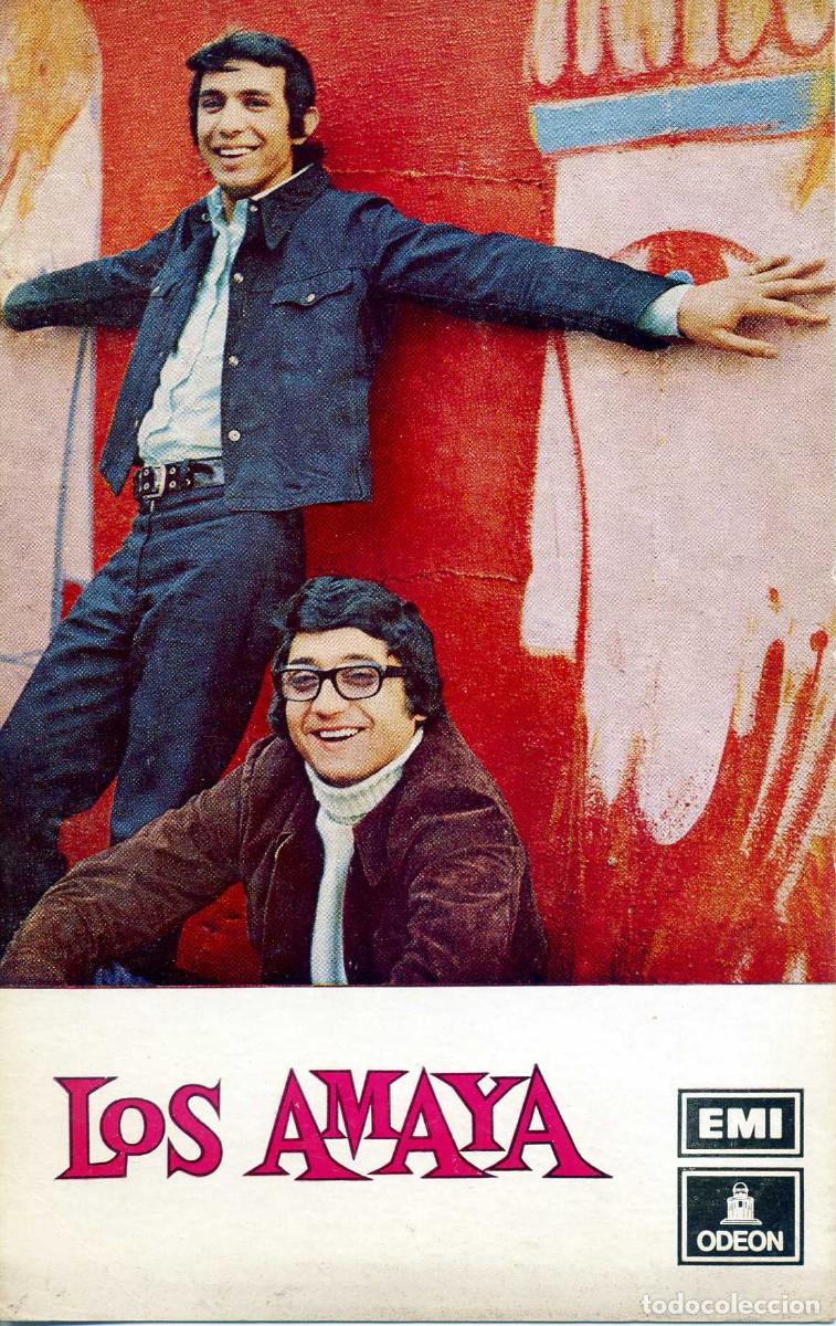 Fotos von Musikern: LOS AMAYA. POSTAL PROMOCIONAL DISCOGRAFICA. 1972