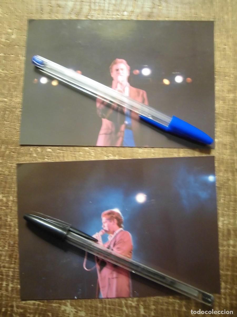 Fotos de cantantes: LOTE DOS FOTOGRAF&Iacute;AS BERT&Iacute;N OSBORNE A&Ntilde;OS 80 PAPEL KODAK 10 x 15