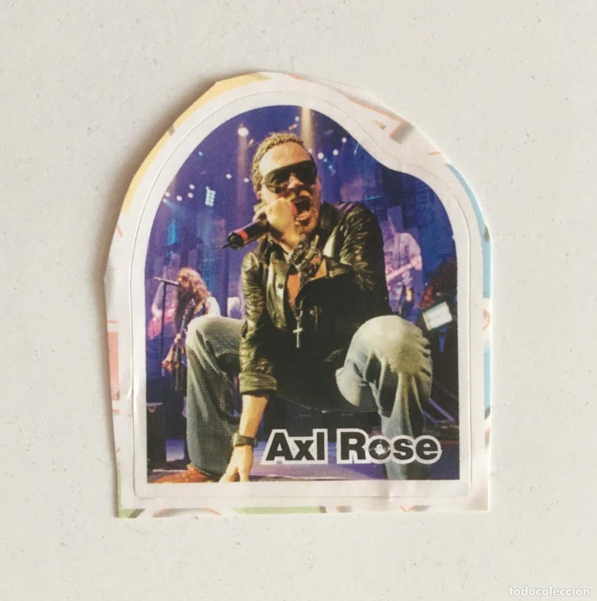 Fotos de cantantes: Axl Rose Guns N' Roses Vintage Mini Sticker - Bravo Magazine Bulgaria Music