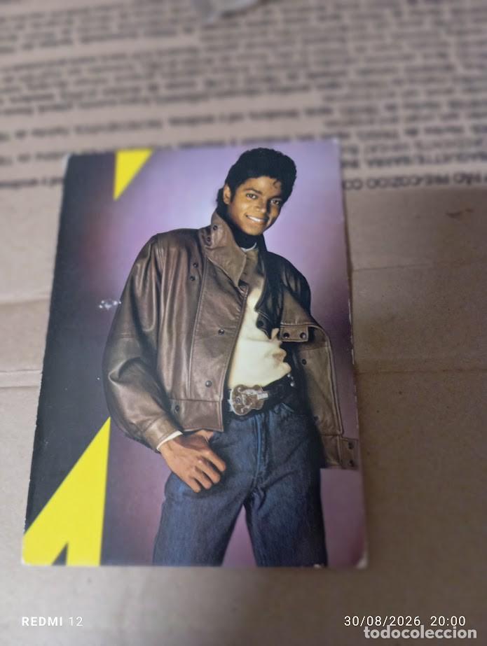 Fotos de cantantes: POSTAL MICHAEL JACKSON FRANCES EPOCA