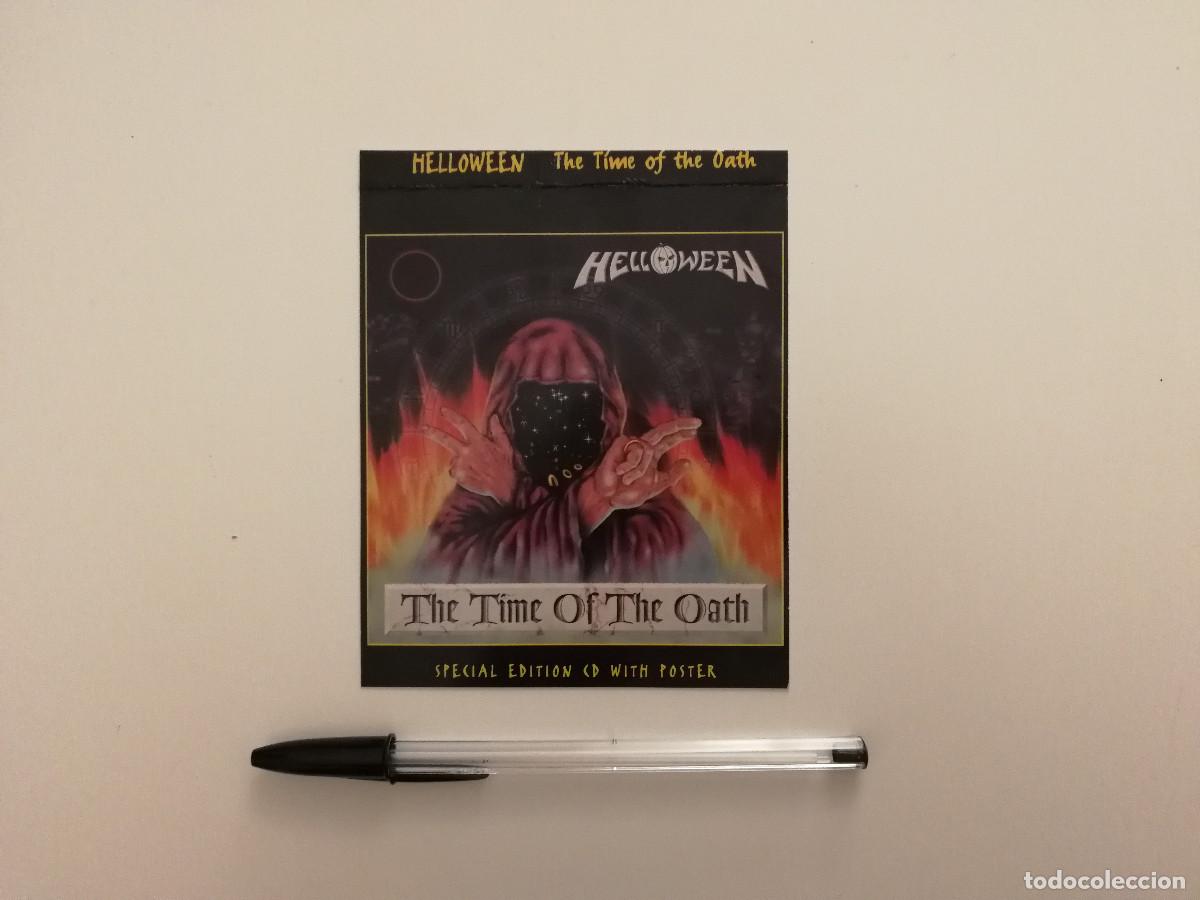 Fotos de cantantes: TARJETA ACARTONADA -10*15- HELLOWEEN - THE TIME OF THE OATH - POWER HEAVY METAL