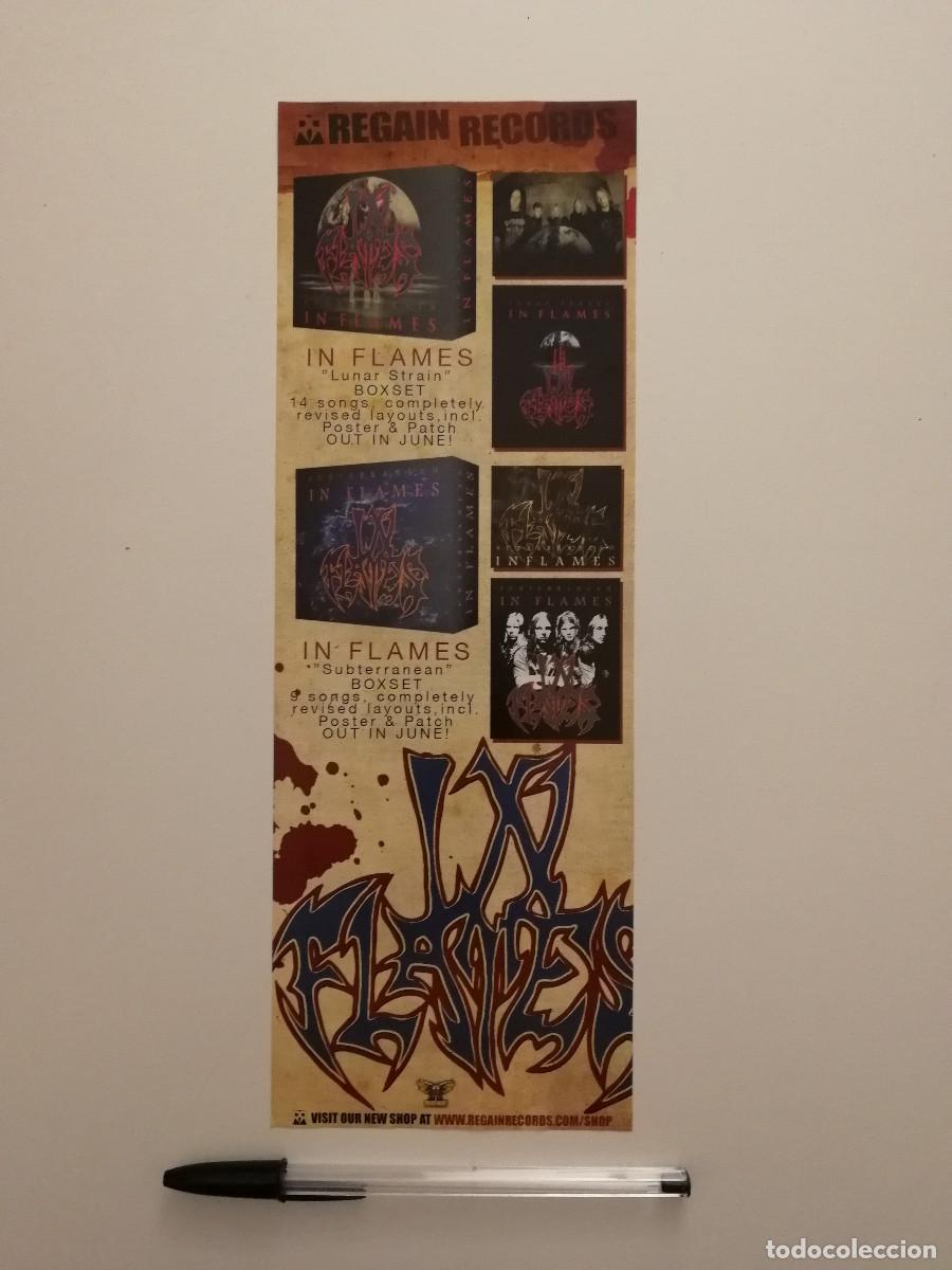 Fotos de cantantes: ANUNCIO ACARTONADO - IN FLAMES - DEATH METAL - PUBLICIDAD - LUNAR STRAIN