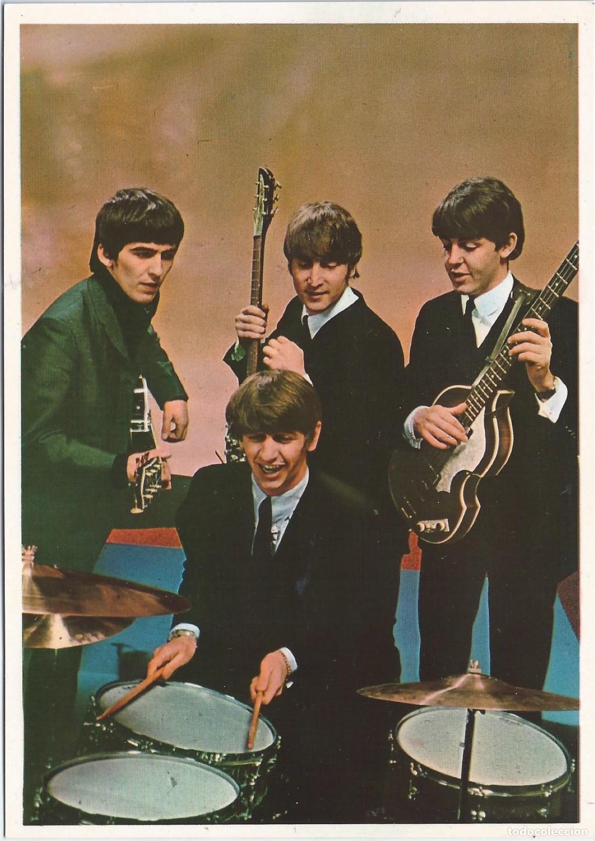 Fotos de cantantes: Postal The Beatles - Eurocromos - Fabercolor (1966)