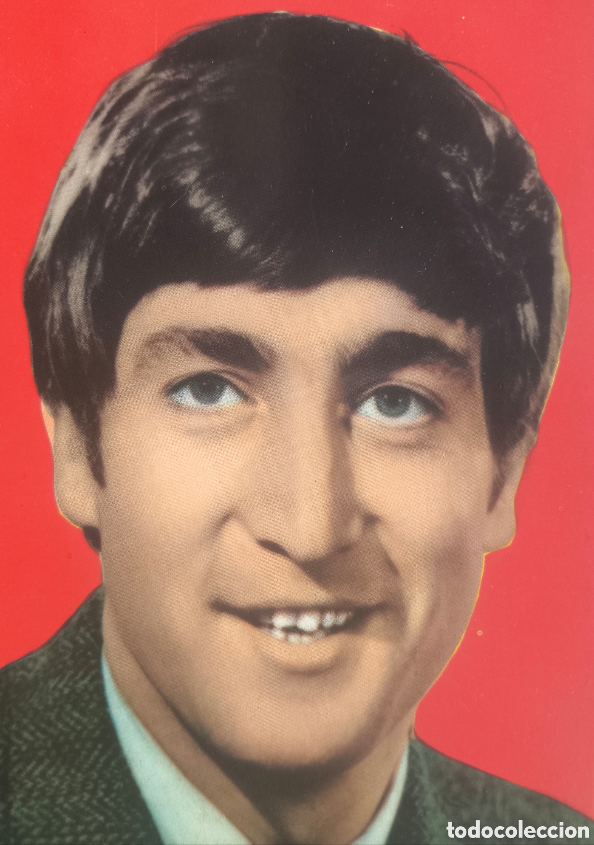 Fotos de cantantes: JOHN LENNON THE BEATLES POSTCARD POSTAL A COLOR C. 1965
