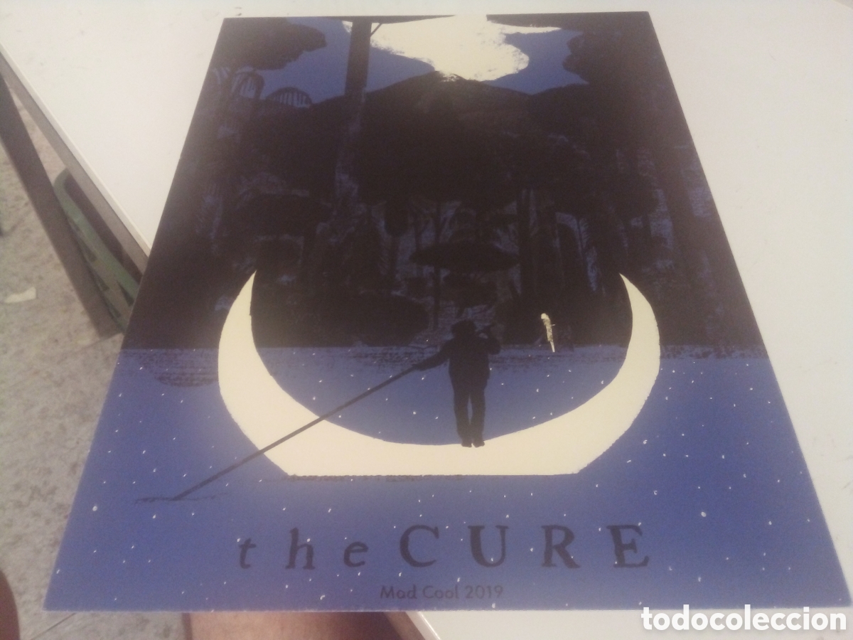 Fotos de cantantes: THE CURE poster exclusivo 42x30 firmado por ilustrador
