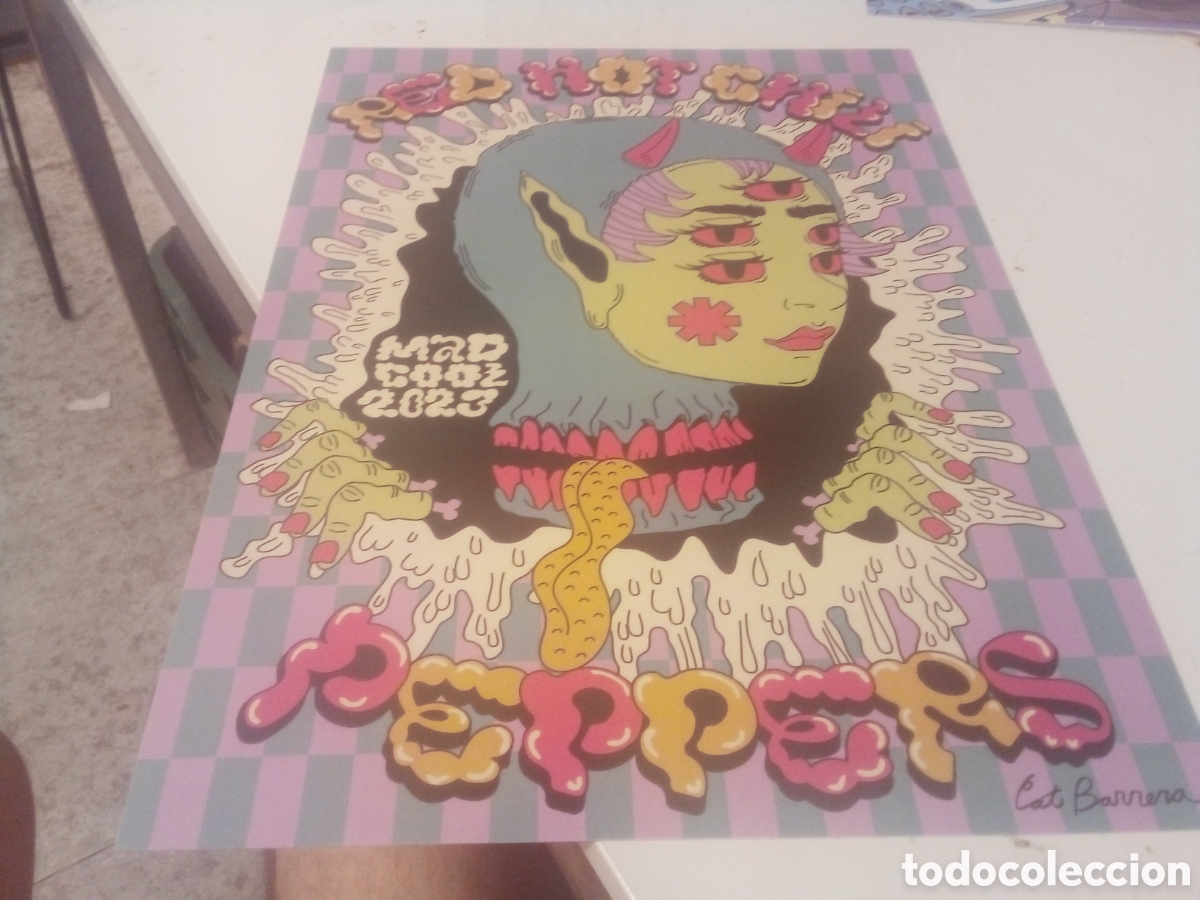 Fotos de cantantes: RED HOT CHILI PEPPERS poster exclusivo numerado