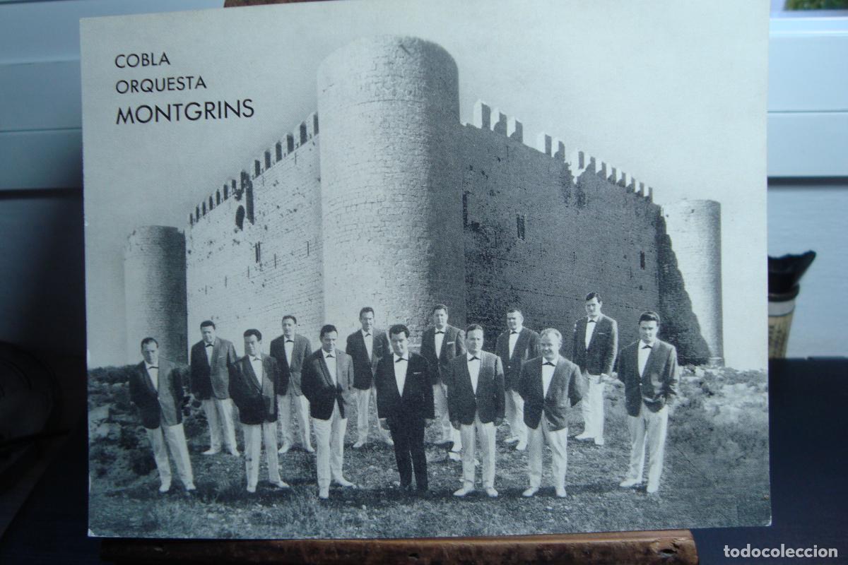 Fotos de cantantes: ANTIGUA POSTAL COBLA ORQUESTA MONTGRINS. EDUARDO FONT. TORROELLA DE MONTGRI GERONA