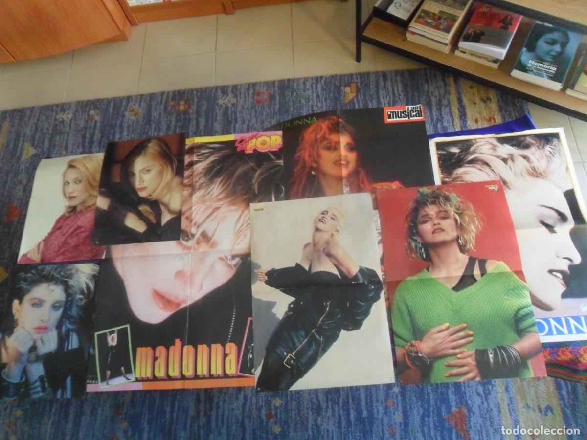 Fotos de cantantes: LOTE 8 P&Oacute;STER MADONNA A&Ntilde;OS 80 SUPER POP, BRAVO, EL GRAN MUSICAL Y EL PA&Iacute;S. RAROS.