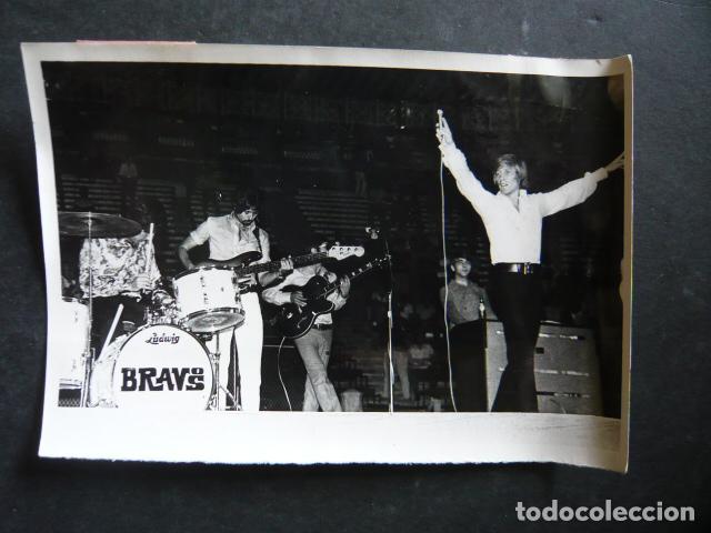Photos de Chanteurs et Chanteuses: LOS BRAVOS CONJUNTO MUSICAL ANTIGUA FOTOGRAFIA ORIGINAL 9 X 13 CM