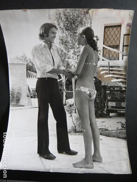 Photos de Chanteurs et Chanteuses: DUO DINAMICO CONJUNTO MUSICAL ANTIGUA FOTOGRAFIA ORIGINAL 18 X 24 CM