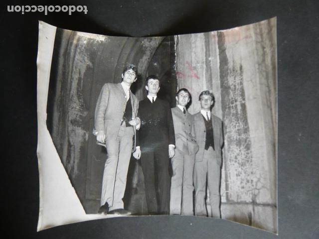 Foto di Cantanti: LOS ANGELES AZULES CONJUNTO MUSICAL ANTIGUA FOTOGRAFIA ORIGINAL 18 X 24 CM