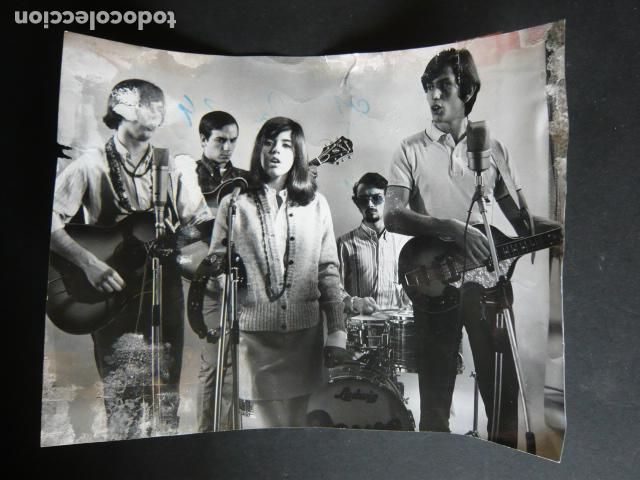 Fotos de cantantes: LOS PIC NIC CONJUNTO MUSICAL ANTIGUA FOTOGRAFIA ORIGINAL 18 X 24 CM