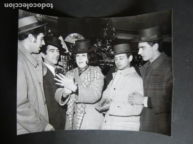Fotos de cantantes: LOS STOP CONJUNTO MUSICAL ANTIGUA FOTOGRAFIA ORIGINAL 18 X 24 CM